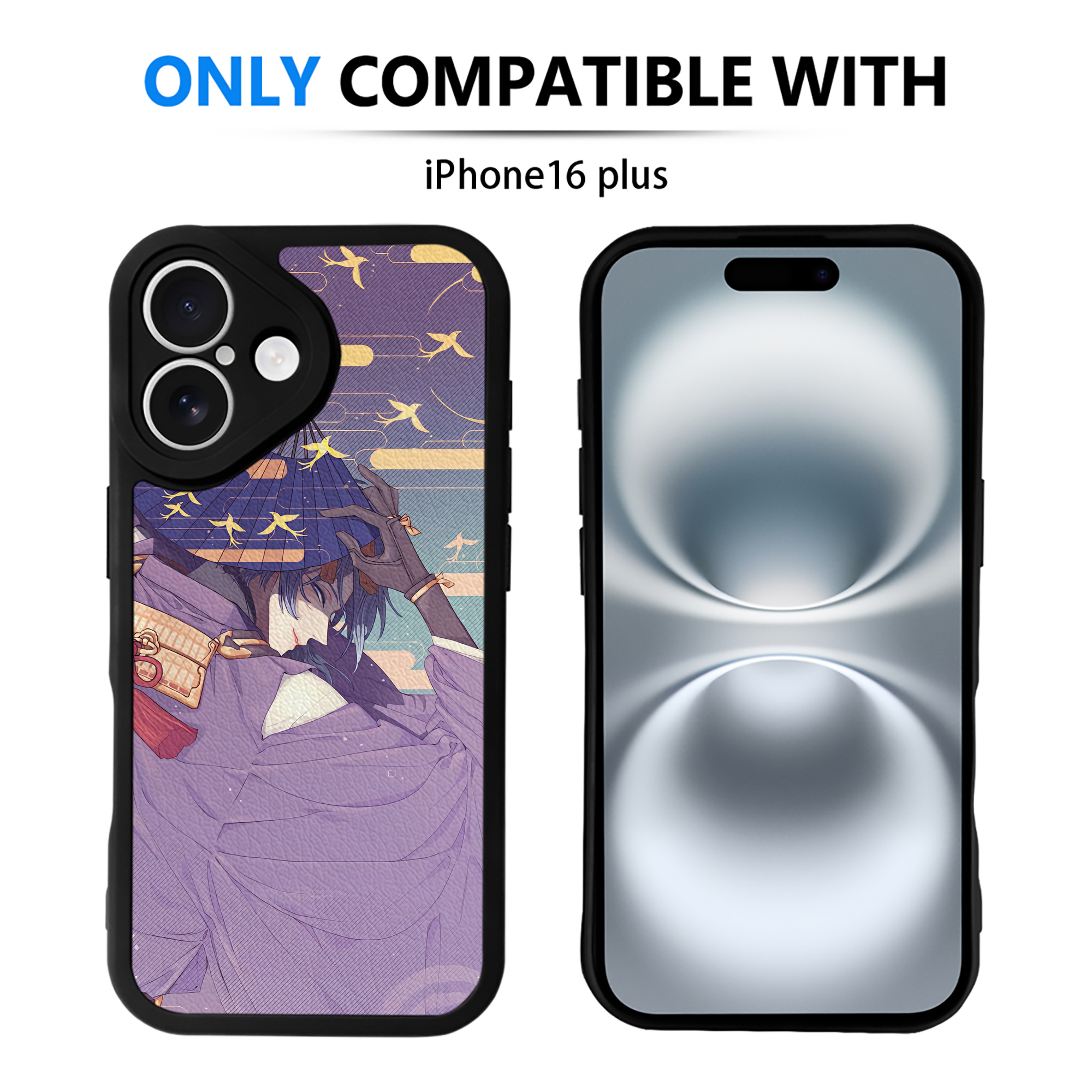 （画像用） 刀剣乱舞 Touken Ranbu 【iPhone 16シリーズ対応】シリコンスマホケース（レザー調） 材質：シリコン